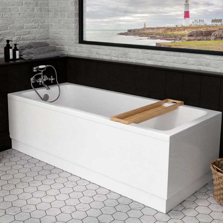 Eastbrook Beaufort Portland 1600 x 800mm Single Ended Bath